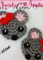 The Lovely Crow - Elizabeth Alan - Applique Mouse