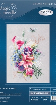 Чудесная игла / Magic Needle 210-302/101-302 Tulips and Lily PCS