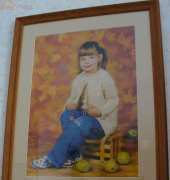 My doughter on the stitch
