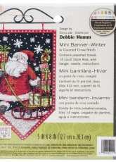 Dimensions 72-74136 Mini Banner - Winter by Debbie Mumm