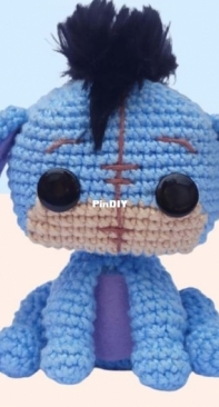 Art 13 Amigurumi - Stephany Silva - Eeyore - Bisonho - portuguese