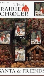 The Prairie Schooler Book 110 - Santa and Friends XSD