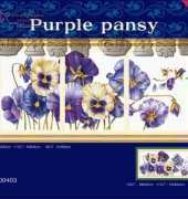 Dome 100403 - Purple Pansy