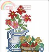 The Vermillion Stitchery Strawberry Still Life XSD