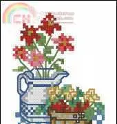 The Vermillion Stitchery Strawberry Still Life XSD