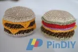 Sweet And Savory Trinkets - Heather Wells - Cheese Burger Bean Bag - Free
