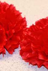Flowers from paper napkins