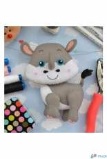 Rukodelion Rhino Felt Pattern - Russian Free