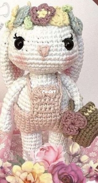 Gigil Loop Amigurumis - Fabiola Pérez - Adeline the easter bunny - Adeline la conejita de Pascua - Spanish - Free
