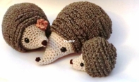 Amigurumi Barmy - Liz Ward - The hedgehog family