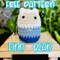 Knotted yarniverse - Thread heads - Morgan Dixon - Finn the Bean - Free