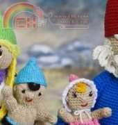 Yarnspirations - Red Heart LW3065 -  Kj Hay - Gnoella and Gnoah Gnome Twins - Free