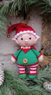 Jarumi design - Janina - Christmas Elf Olaf Weihnachtself Olaf - German - Free