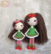 Double Treble Trinkets- Uljana Semikrasa - Holly a christmas doll