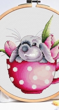 Bunny In a Cup by Irina Zagorodskaya