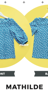 Tilly and the Buttons - Mathilde Top - Size 1-8