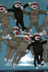 Tiny sock Monkey by Mary kate Long