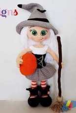 Havva Designs - Havva Unlu - Cute Witch Pattern - Spanish - Translated