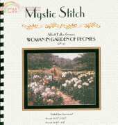 Mystic Stitch 18TH32 -  Woman in Garden of Peonies