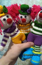 Leithygurumi - Amigurumi Clown - Turkish - Free
