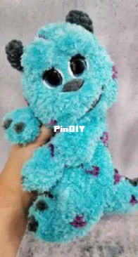 Valerika crochettoys - Valeria Barteneva - Валерия Бартенева - Monsters Inc Sully - English Translated