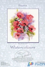 Derwentwater Designs - Watercolours Poppies