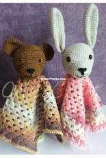 OrlicaCraft - Dominika Kamyszek  - Bunny Blankie and Teddy Bear Blankie - Free