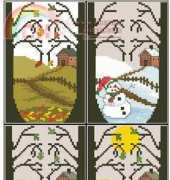 Country Showcase Towels from Cross My Heart CSB-252 Seasonal Towels