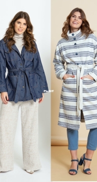 Knipmode - 2103-10 Coat and 2103-11 Jacket - Sizes S-XXXL - Dutch