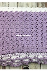 Amanda Saladin - Lilac Meadows Baby Blanket - Free