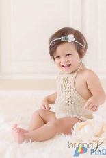 Tulip Romper Sitter Size by Briana K Crochet  6- 18 months