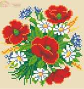 Vervaco 1200/554 Poppy Assorted Pillow Cover