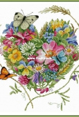 Lanarte PN-0169960 A Heart of Flowers by Marjolein Bastin XSD + PCS