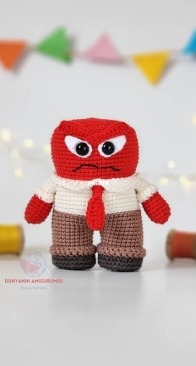 Dünyanın Amigurumisi - Bilgenur Çamtosun - Angry