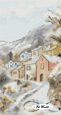 Winter Village by Ela Wrzalik
