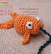Lion Brand Yarn -  80204AD - Goldfish Cat Toy - Free