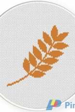 Daily Cross Stitch  -  Autumn Leaf