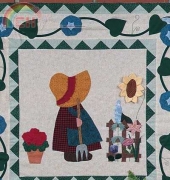 Gardening Sue Wall Quilt by Sue Harvest /Free Pattern