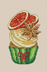 Mini Cupcake №102 Loranja e Anis Estrelado by Alexandra E. / Alexandra Gurovskikh