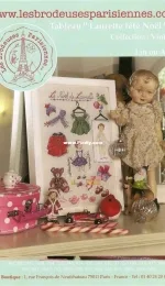 Les Brodeuses Parisiennes LBP - Tableau Laurette fete Noel PCS7-PCS11