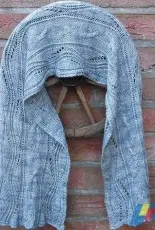 Silver Shawl by Ines Schult-German-Free
