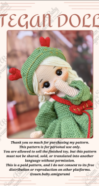 Suen Baby Amigurumi TR - Aysun - Tegan Doll
