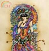 HAED HAERL007 Mask of Colors by Linda Ravenscroft