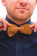 Lincraft - A668 Crochet Bow Tie - Free