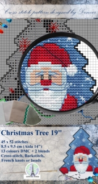 Xstitch Tower - Christmas Tree 19 by Elzbieta Wrzalik / Denver
