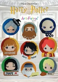 Artinfeltros by Erica - Harry Potter Decorative Plaques - Placas Decorativas Harry Potter - Portuguese