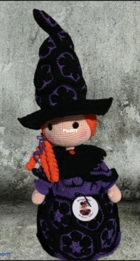 Amigurumis de la Casa de los Tejidos de Mamá Gallina - Romina Garza - Sanem la bruja - Spanish -