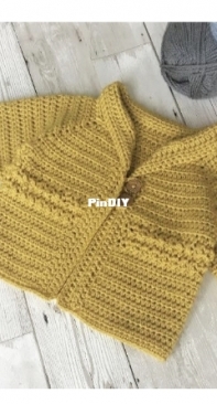 Babes in the Wool Design - Karen Petry - The Bobby Cardigan