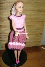 Maguinda Bolsón - Beatriz dress and bag set for dolls