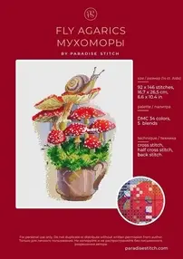 Paradise Stitch - Fly Agarics by  Olga Lankevich XSD